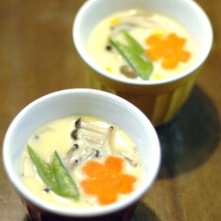 大鍋で 茶碗蒸し